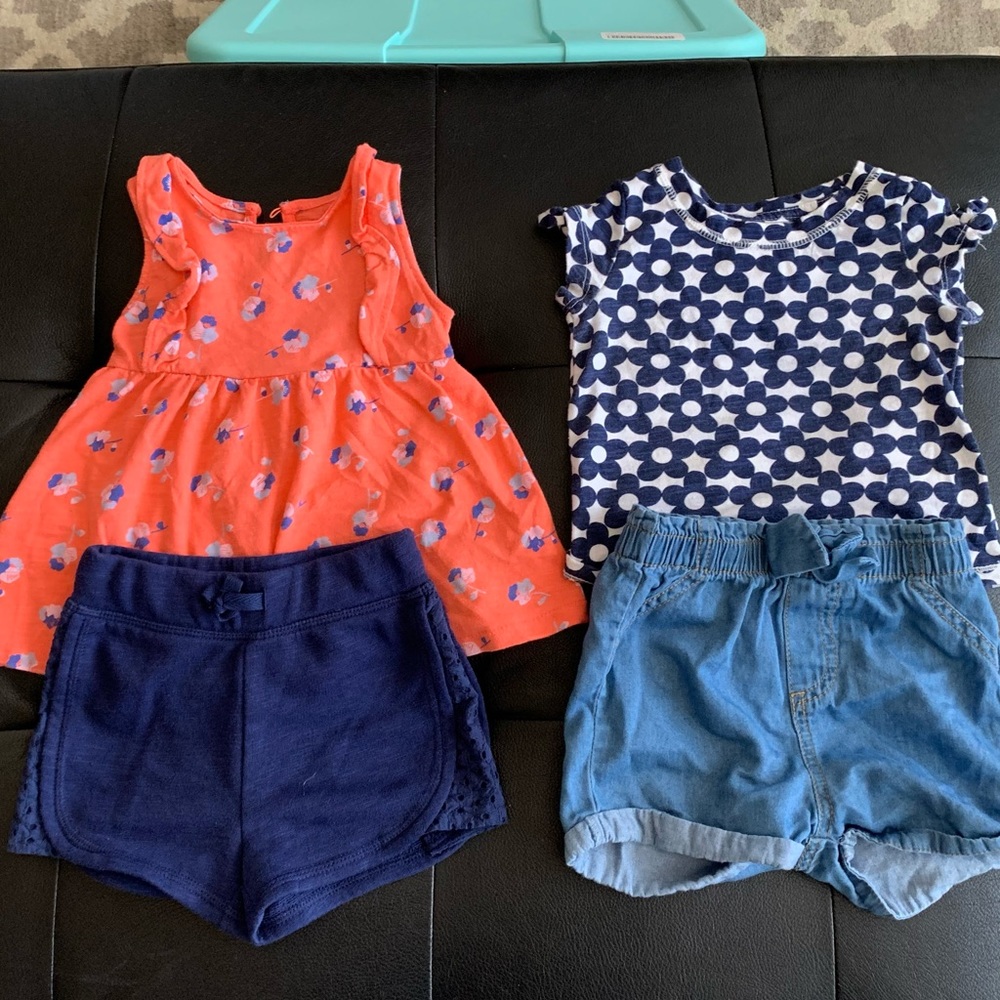 Cat & Jack bundle, girls, EUC, 18 mo., 2 outfits
